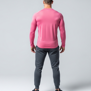 REXFIT SPORTS Camisetas Deportivas de Manga Larga para Hombre, Tejido Transpirable Premium, Colección OEM para Entrenamiento y Uso Casual - Product Image 5