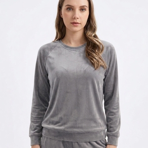Conjunto Deportivo Informal para Mujer, Sudadera Holgada de Manga Larga y Pantalones Jogger con Cintura Elástica - Product Image 4
