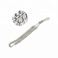 Neat Stitched Exquisite Fine Workmanship Factory Direct Sale Silver Metallic Yarn with Silk Black Cross Uniform Aiguillettes