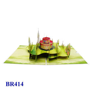 Carte Pop-Up 3D Thème Fée et Fleurs, Faite à la Main, Design Personnalisé, Tendance Actuelle, pour Anniversaire et Thanksgiving, Viet-craft Hanoi - Product Image 4