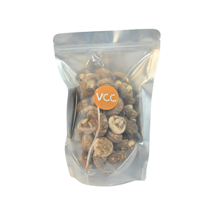 เห็ดชิตาเกะดิบเพาะเลี้ยงแบบฟรีซดราย หั่นเป็นชิ้นใหญ่ทั้งชิ้น |   รสชาติอูมามิธรรมชาติ ขนมวีแกนเพื่อสุขภาพ บรรจุภัณฑ์แบบขายส่ง รับผลิตแบบ OEM แบรนด์ส่วนตัว - Product Image 2