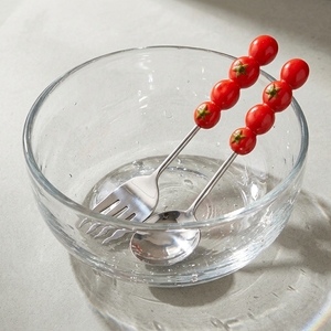 Cuchara para servir tomate - Juego de cubiertos de lujo dorados, cucharas pequeñas para helado, juego de cubiertos para postre para restaurante y cafetería. - Product Image 1
