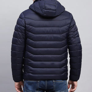 OEM <b>Men</b> Formal Coated Waterproof Puffer <b>Jacket</b> Custom Design Private Label Accepted Front Logo OEM Service - Product Image 5