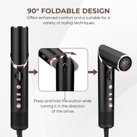 Brosse Soufflante Multi-Style 8-en-1 Interchangeable 1500W pour Coiffage et Volume – Sèche-Cheveux à Air Chaud
