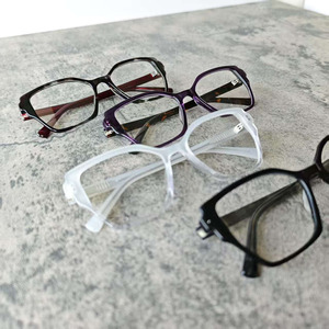 Monturas de Gafas Ópticas de Acetato Morado, Estilo Ojo de Gato, Montura Completa, Ligeras, para Adultos, para Uso Diario - Product Image 6