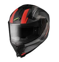 Nouveau casque intégral ASTONE HELMETS ABS noir mat/rouge modèle GT6 XS-2XL pour motards