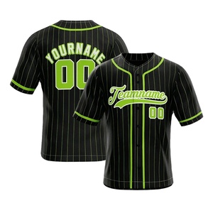 เสื้อเบสบอลแบบสั่งทำ กระดุมเรียบ แขนสั้น สไตล์ฮิปฮอป ไซส์ใหญ่ 100% โพลีเอสเตอร์ ระบายอากาศ ป้องกันแบคทีเรีย ใส่ชื่อของคุณได้ - Product Image 3