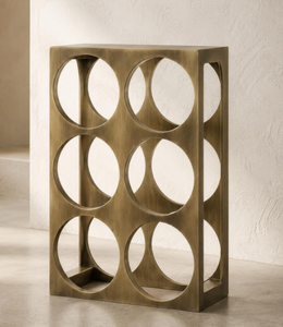 Porte-bouteilles à vin moderne en cuivre, support rectangulaire pour 6 bouteilles, organiseur de vin en métal pour la maison, support pour bar, décoration de bar, nouveau design - Product Image 6