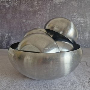 Bol en métal profond et durable pour mélanger et servir - Product Image 3