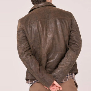 Chaqueta de Cuero para Hombre de Buena Calidad, Impermeable, con Empaque Personalizado, Diseña Tu Propia Chaqueta de Cuero para Motociclista a la Moda - Product Image 4