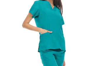 Custom High End Unisex Nurse Hospital Medical <b>Scrubs</b> <b>Uniforms</b> Sets with Comfortable Fabric Polyester/Spandex Wholesale - Product Image 3