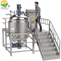 Machine d'homogénéisateur de mélangeur de réservoir de haute qualité 500L pour shampooing et savon liquide moteur SUS304 220V pour le traitement des produits chimiques
