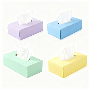 Boîte de mouchoirs en papier en vrac, vente en gros, 3 plis, papier doux et absorbant, emballage propre pour la maison, le bureau et la vente au détail - Product Image 2