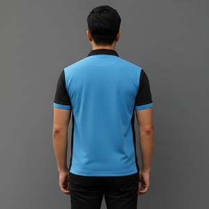 เสื้อโปโลผ้าแคนวาสหนาคุณภาพสูงสำหรับผู้ชาย ระบายอากาศได้ดี เป็นมิตรกับสิ่งแวดล้อม แขนสั้น ทรงเข้ารูป ปรับแต่งได้ - Product Image 2