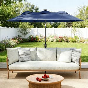 Ombrellone Solare Blu Navy per Terrazza e Cortile, Protezione Solare Perfetta - Product Image 1