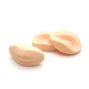 Replaceable 3D <b>Silicone</b> Lip Practice Skin Professional PMU Tattoo Eye Eyebrow Training <b>Tool</b> - Product Image 2