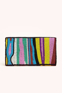 Nueva colección de monederos con cuentas para despedida de soltera, color champán, con cierre de cremallera, para celebrar un buen tiempo juntos con este monedero de cuentas de color morado claro. - Product Image 5