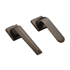 Premium Solid Brass Door <b>Handle</b> Set Modern Mortise Lever <b>Handle</b> for Main Door Interior Use Corrosion Resistant Heavy Duty Design - Product Image 1