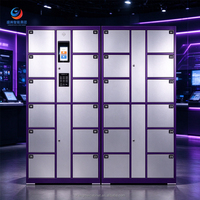 Casier intelligent haute sécurité pour colis, casier intelligent de stockage, accès multi-utilisateurs pour immeuble d'appartements