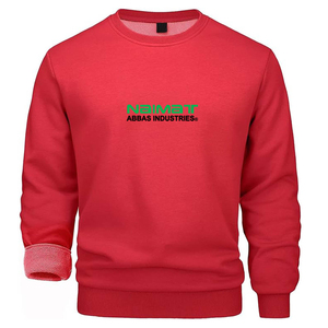 Sudadera cómoda de cuello redondo para hombre, de mezcla de algodón grueso, con cremallera, forro polar suave, jersey de invierno, ropa exterior cálida para gimnasio, diseño digital - Product Image 3