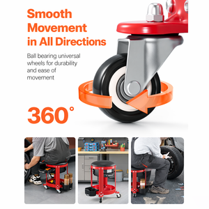 Rolling Padded Seat With Drawers Storage Cabinet <b>Tool</b> <b>Board</b> Cold Rolled Steel Customizable Waterproof Portable OEM GAPGAR028 - Product Image 3