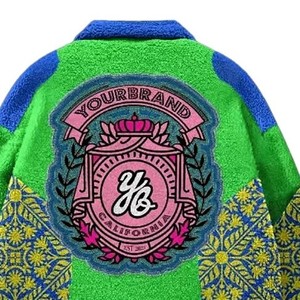 Custom Wool and <b>Leather</b> Varsity <b>Jacket</b> Men Embroidered College Style OEM ODM Factory Sample Service Available - Product Image 3