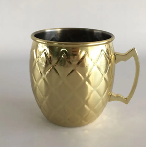 Mug à Moscow Mule en acier inoxydable 550 ml, mugs à cocktail en cuivre, mug à Moscow Mule en acier inoxydable, mugs à cocktail en cuivre - Product Image 2