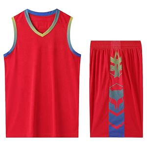 Sublimación rojo Reversible verano baloncesto Jersey ropa deportiva Bsci personalizado 100% poliéster últimos pantalones cortos de baloncesto Laker - Product Image 1