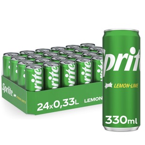 Lot de 24 bouteilles de 0,33 L de soda Sprite Citron-Lime 330 ml – Boisson gazeuse originale au citron et à la lime – Vente en gros - Product Image 4