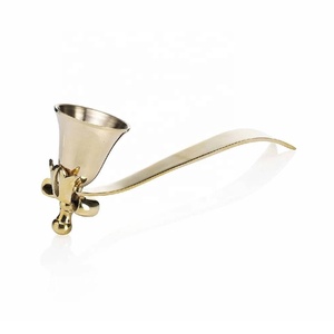 Nouvelle arrivée en forme de cloche éteignoir de bougie en laiton avec longue poignée mèche extincteur de flamme mèche de bougie extincteur au prix de gros - Product Image 5