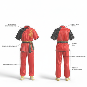 Fabricante de Ropa de Artes Marciales, Conjunto de Uniforme de Kung Fu para Hombre y Mujer, Corte Holgado, Talla Personalizada, Uniforme de Tai Chi Wushu - Product Image 2