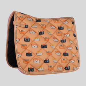 Tapis de selle rembourrés personnalisés avec logo brodé, design élégant, couleurs unies, meilleur prix pour l'équitation classique - Product Image 4