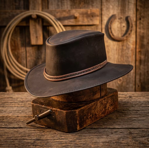 Natural Crafts Genuine Leather Fashion Cowboy <b>Hats</b> Eco-friendly Beach Casual Outdoor <b>Sun</b> Protection Travel Four Seasons Unisex - Product Image 1