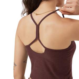 Top Corto para Mujer, Camisola con Tirantes Finos, Top Corto para Fitness y Yoga, Ropa de Gimnasio a la Moda, Fabricante OEM ODM Personalizado al por Mayor - Product Image 6