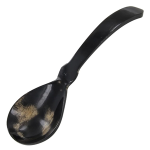 Cuillère en corne 100% naturelle, faite à la main, design classique, ustensiles de cuisine et couverts pour le café, la crème glacée, usage domestique - Product Image 4