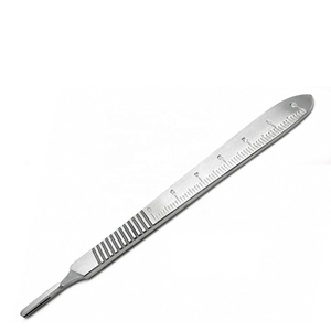 Couteau chirurgical à manche gradué n°3 + n°4, instruments en acier inoxydable pour salle médicale - Product Image 3
