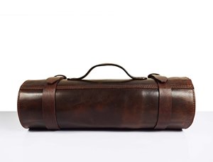Estuche Organizador de Cuchillos de Chef Profesional de Cuero Genuino OEM, Resistente a Olores, de Alta Resistencia, Modelo LBKR-0043 - Product Image 5