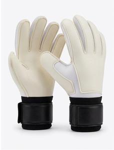 Guantes de Portero Blancos de Látex con Diseño Personalizado, Guantes de Portero con Protección para los Dedos de Cuero PU - Product Image 3