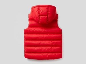 Veste d'hiver matelassée sans manches en tissu léger pour hommes avec capuche Décoration de poche pour vêtements d'extérieur Gilet de performance Procédé de finition - Product Image 5