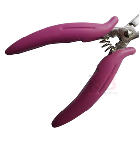 Fusion Bond Crusher Tool for Hair <b>Extensions</b> Purple Handles <b>Micro</b> Nano Ring Hair Openers Black Keratin Removal Tool - Product Image 6