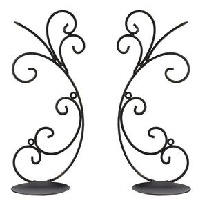 Portavelas montado en la pared de diseño tradicional, soporte de vela para decoración de eventos múltiples, portavelas elegante metálico sólido para decoración del hogar - Product Image 1