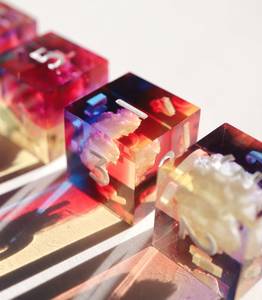 Sunrise Sonata gradient cloud <b>dice</b> handmade resin sharp edge dnd <b>dice</b> <b>set</b> for DnD D&D Dungeons and Dragons RPG <b>dice</b> - Product Image 4