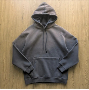 High Quality Design Oversized Brown Vintage Wash <b>Hoodies</b> Casual Gradient Color Pullover Sweatshirt Pocket Acid Wash <b>Hoodies</b> - Product Image 4