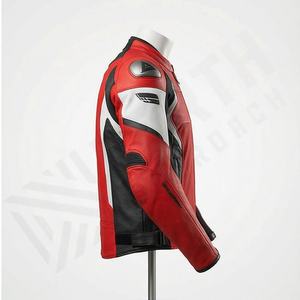 Chaqueta de Motociclista de Cuero Genuino para Hombre de la Mejor Calidad, Nueva Colección de Invierno, Chaquetas de Motocicleta con Protecciones Desmontables Personalizadas - Product Image 3