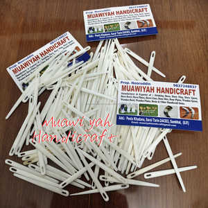 Premium Natural Small Buffalo Bone Crochet Needle Carved Tapered Tool for Yarn Weaving Knitting and Craft Projects at best price - Product Image 2