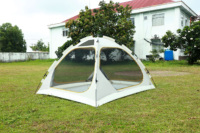 Tente de camping, équipement de camping, imperméable, portable, pour le camping, origine Vietnam, poteaux en fibre de verre, tissu poly taffeta 75D, tente en polycoton.