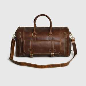 Bolsos de Mano de Cuero de Búfalo Genuino de Alta Calidad, Personalizados, Unisex, Estilo Casual, Ligeros y Modernos, de 20-36L, para Viajes y Campamentos - Product Image 4