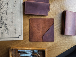 Porte-Comptes en Cuir Véritable Prix Usine pour Restaurants, Présentoir de Factures en Gros, Dossier de Reçus Personnalisé LBH-0087 - Product Image 3