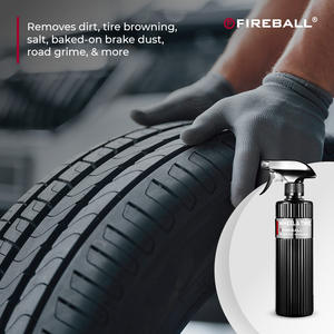 Nettoyant pour pneus Fireball Wheel 500ml - Solution dégraissante pour un nettoyage en profondeur des jantes en alliage/peintes et des pneus en caoutchouc pour les passionnés d'automobile - Product Image 2