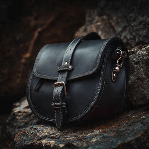 PU Leather Saddle Bags Unisex Waterproof Single Strap Summer Fashion Bodycross Shoulder Bag - Product Image 2